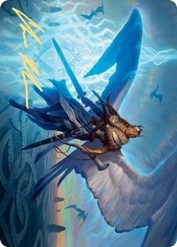 Righteous Valkyrie Art Card (Gold-Stamped Signature) [Kaldheim: Art Series]