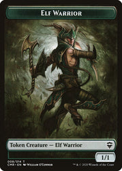 Copy (013) // Elf Warrior Token [Commander Legends Tokens]