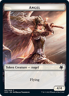 Zombie // Angel Double-sided Token [Game Night 2022 Tokens]