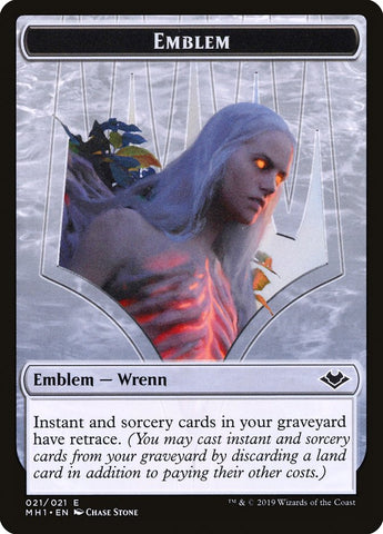 Goblin (010) // Wrenn and Six Emblem Double-sided Token [Modern Horizons Tokens]