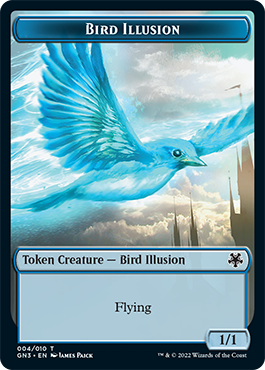 Bird Illusion // Demon Double-sided Token [Game Night 2022 Tokens]